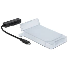 Αντάπτορας USB-C σε SATA Delock Με Θήκη για 2.5" HDD/SSD 6Gbps