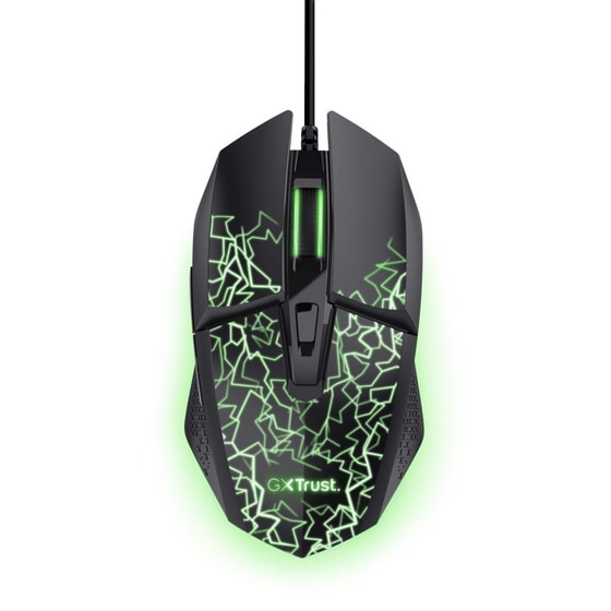 Trust GXT 113 Felox Gaming mouse USB Type-A Optical 6400 DPI - Μαύρο image 3