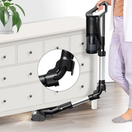 TURBOTRONIC Cyclonic System TT-CV11 22.2 V 0.6 L Μαύρη Σκούπα Stick image 3