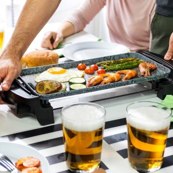 CECOTEC Rock&Water 2000 Cecotec CEC-03052 1800 W Γκρί Ηλεκτρική Ψηστιέρα - Γκριλιέρα image 2