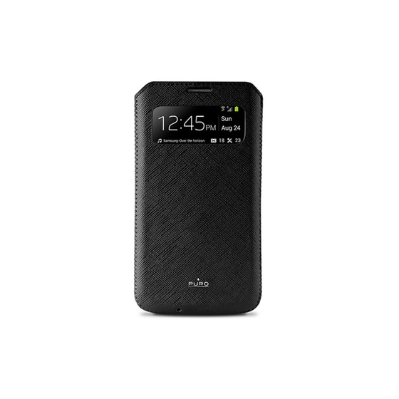 Θήκη Samsung Galaxy S4 - Puro View Slim Essential Case Μαύρο image 1
