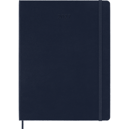 Ημερολόγιο Εβδομαδιαίο 2027 Moleskine 12M XL Hardcover Μπλε