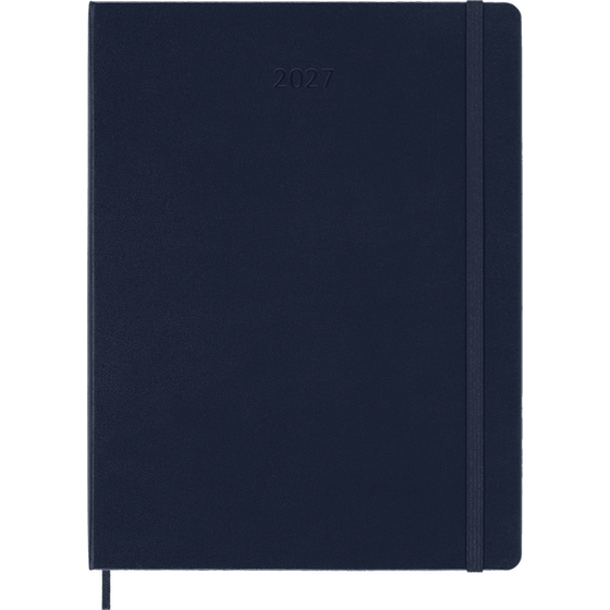 Ημερολόγιο Εβδομαδιαίο 2027 Moleskine 12M XL Hardcover Μπλε image 0