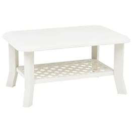 Τραπεζάκι Σαλονιού VidaXL Πλαστικό 90x60x46cm - Λευκό