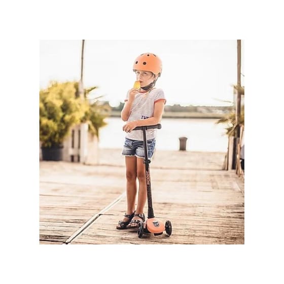 Παιδικό Πατίνι Τρίτροχο Scoot & Ride Highwaykick 3 με LED Ρόδες - Peach image 2