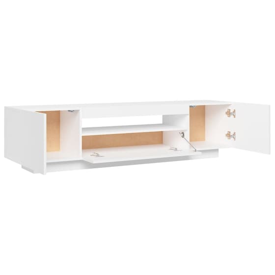 Έπιπλο Τηλεόρασης VidaXL από Μοριοσανίδα 160x35x40cm - Λευκό image 7