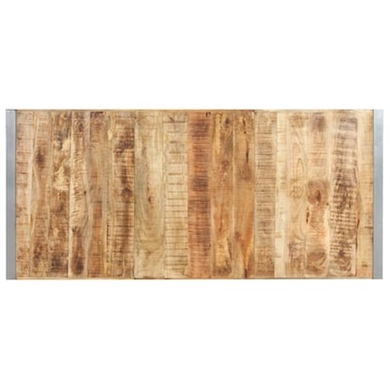 Vidaxl Τραπεζαρία 220 X 100 X 75 Εκ. Από Μασίφ Ακατέργαστο Ξύλο Μάνγκο image 4