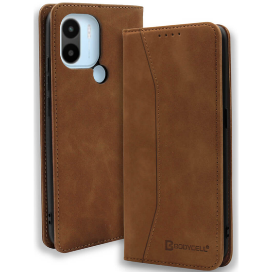 Θήκη Πορτοφόλι Xiaomi Redmi A2 Plus / A1 Plus - Bodycell - Καφέ image 0