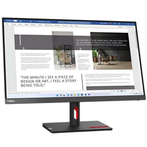 Lenovo ThinkVision S27i-30 Monitor 27'' FHD IPS Flat 100Hz 6ms image 2