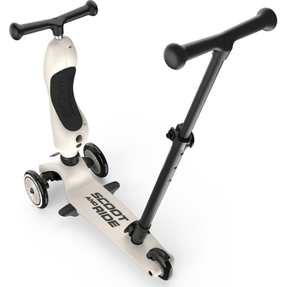 Παιδικό Πατίνι Τρίτροχο Πολυμορφικό 3 σε 1 Scoot & Ride Highwaykick 1 Push and Go με Λαβή Γονέα - Ash image 6