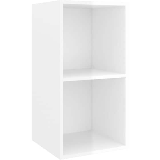 Έπιπλο Τηλεόρασης VidaXL από Μοριοσανίδα 37x37x72cm - Λευκό image 0