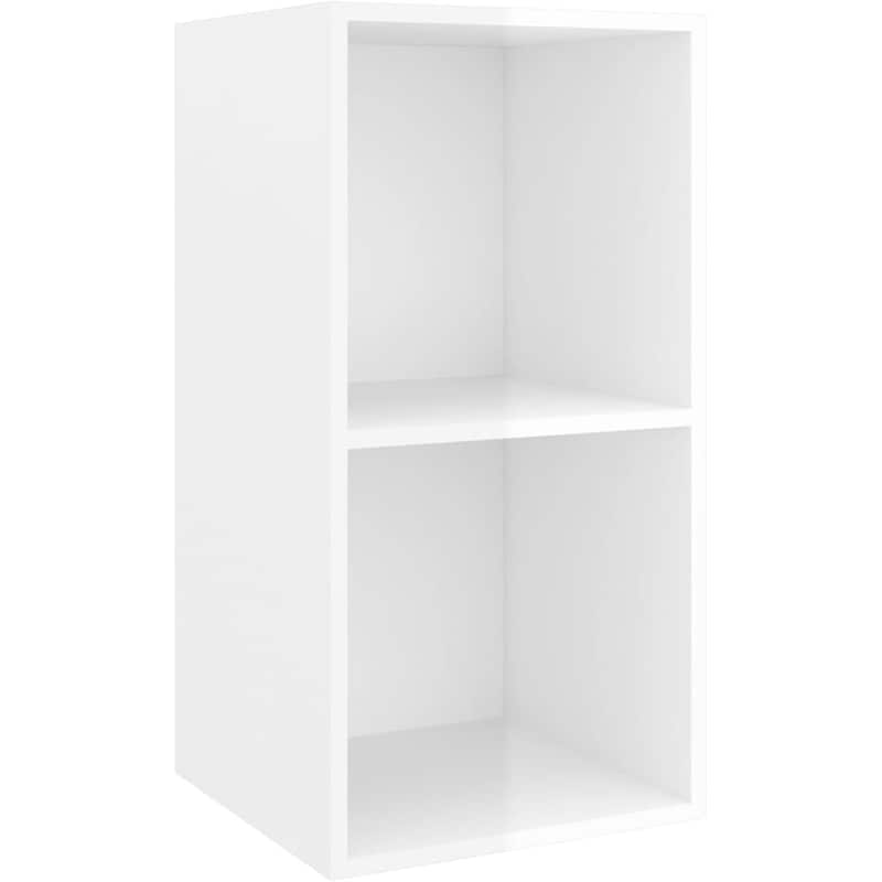 VIDAXL Έπιπλο Τηλεόρασης VidaXL από Μοριοσανίδα 37x37x72cm - Λευκό