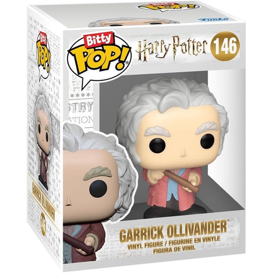 Funko Bitty Pop! - Harry Potter - Ron Weasley, Hermione Granger, Garrick Ollivander, Harry Potter, Bitty Ride Hogwarts Express, & Bitty Town Garrick Ollivander's Wand Shop image 4