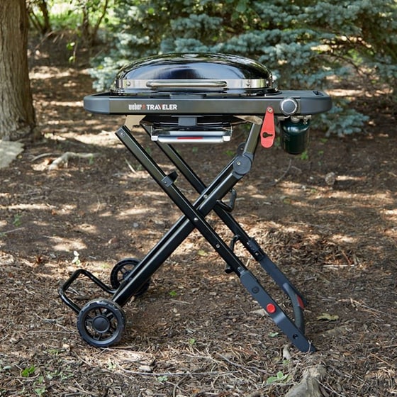 WEBER TRAVELER 3.2 kW Μαύρο Ψησταριά Υγραερίου image 2