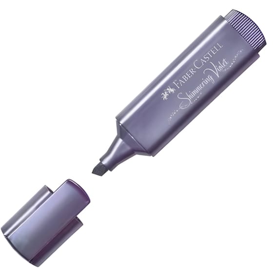 Μαρκαδόρος Υπογράμμισης Faber Castell Μεταλλικό Βιολετί 2.0 mm image 0