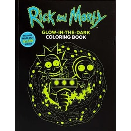 Rick and Morty Glow-in-the-Dark Coloring Book