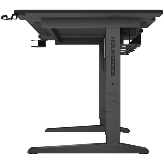 Γραφείο Gaming Genesis Holm Modular 140 με Ρυθμιζόμενο Ύψος - Μαύρο image 8