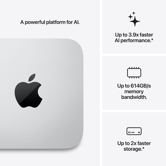Apple Mac Studio with M5 Max (M5 Max/36GB/512GB SSD/18C CPU/32C GPU) - Silver image 2