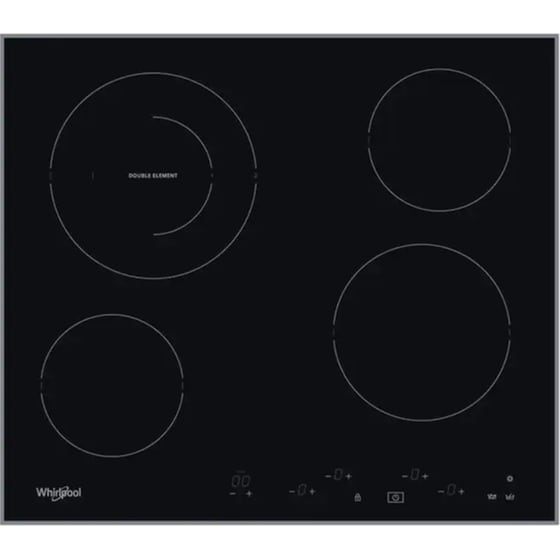 WHIRLPOOL AKT 8601 IX 59 cm Μαύρo Εστία Κεραμική Αυτόνομη image 0