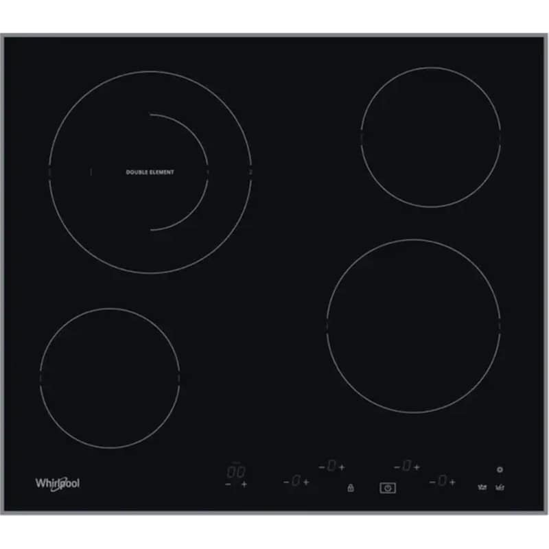 WHIRLPOOL AKT 8601 IX 59 cm Μαύρo Εστία Κεραμική Αυτόνομη