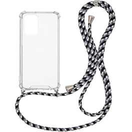 Θήκη Xiaomi Poco F3/Mi 11i - Sonique Armor Clear Με Κορδόνι  - Μαύρο