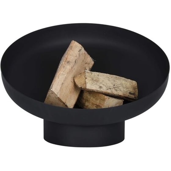 Esschert Design Τζάκι Εξωτερικού Χώρου Κεκλιμένο Μαύρο Ατσάλινο Ff402 image 3