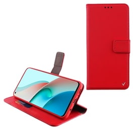 Θήκη Xiaomi Redmi Note 9 - Volte-tel Allure Magnet Book Stand Clip - Red