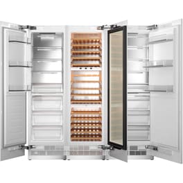 BERTAZZONI RWFL606075S5FPNS No Frost 1173 Lt Εντοιχιζόμενο Ψυγείο Ντουλάπα με Συντηρητή Κρασιών