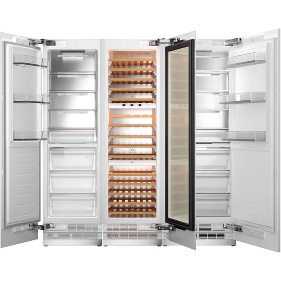 BERTAZZONI RWFL606075S5FPNS No Frost 1173 Lt Εντοιχιζόμενο Ψυγείο Ντουλάπα με Συντηρητή Κρασιών image 0