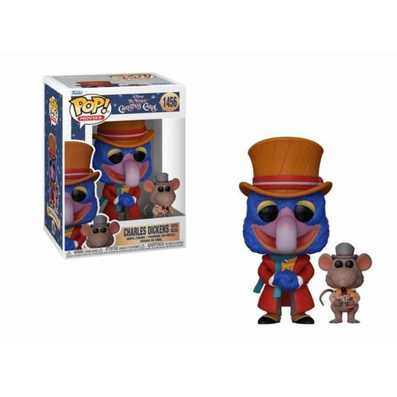 Funko Pop! Movies - Disney - The Muppet Christmas Carol - Charles Dickens with Rizzo #1456 image 0