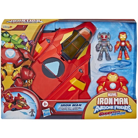 Σετ Παιχνιδιού Hasbro Marvel Iron Man and his Awesome Friends Giantsized Armor Jet image 0