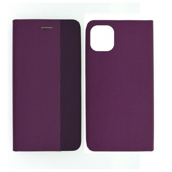 Θήκη Apple iPhone 11 Pro - Ancus Magnetic Canvas Book Case - Purple image 0