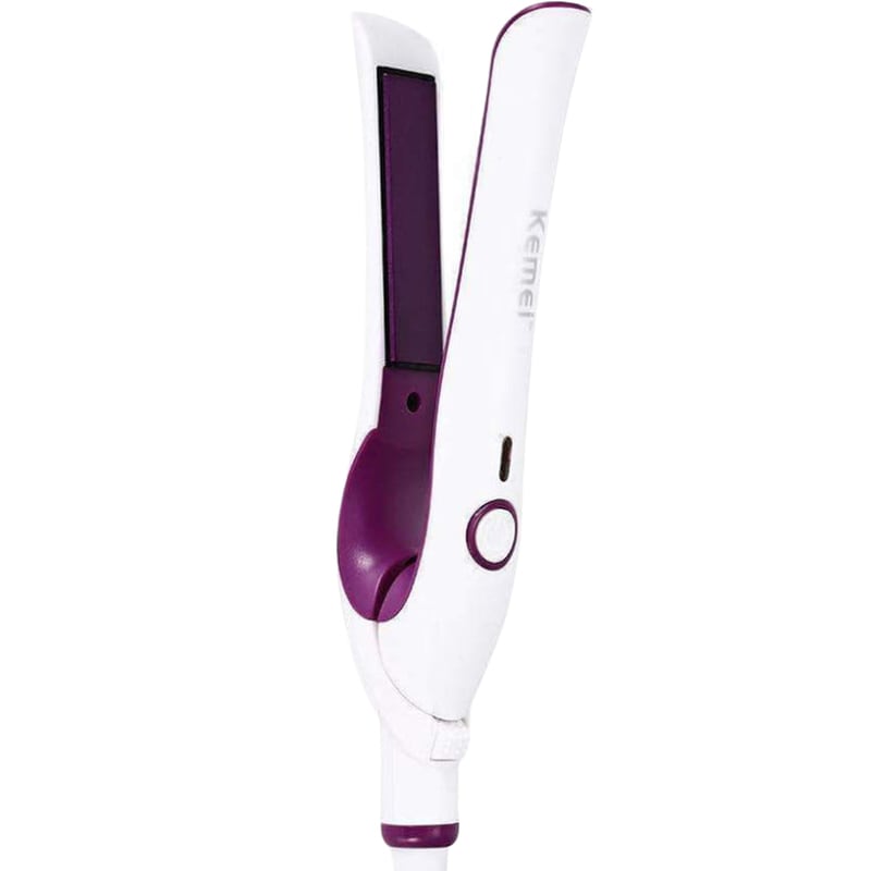 KEMEI KM-1025 Ισιωτικό Μαλλιών Λευκό