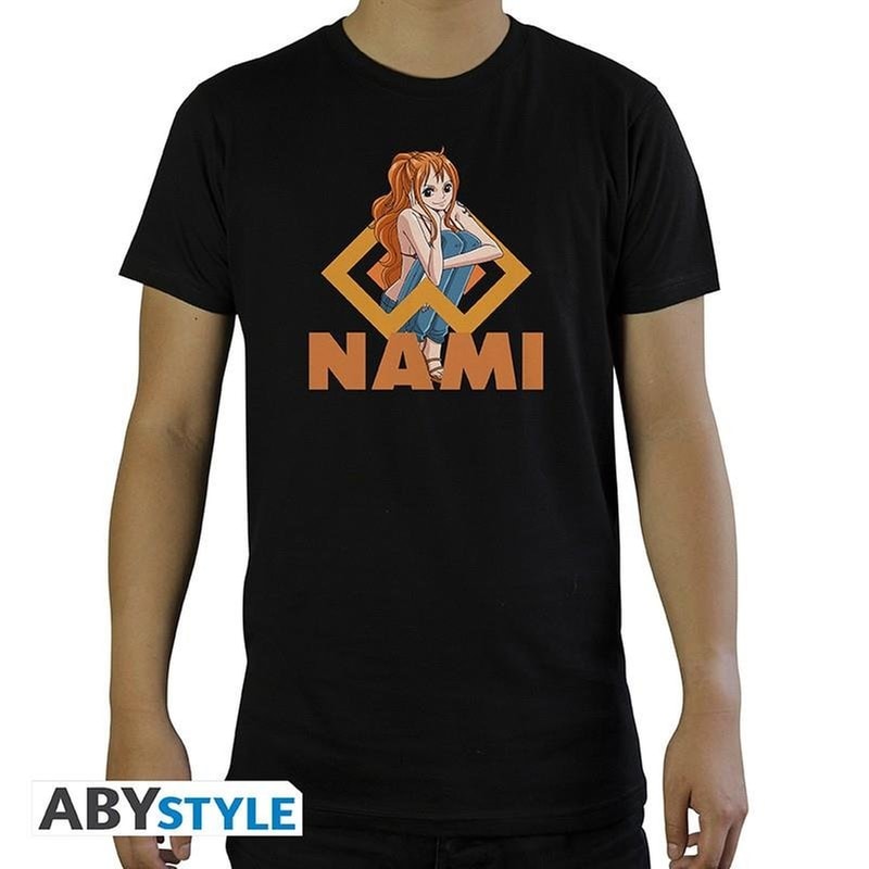 ABYSTYLE T-shirt Abystyle One Piece Nami - Μαύρο