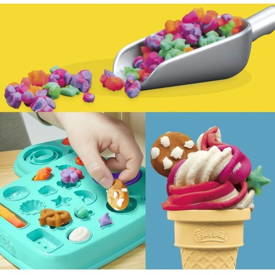 Hasbro Play-Doh Rainbow Swirl Ice Cream Σετ image 8