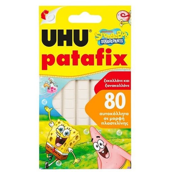 Αυτοκόλλητα Patafix Uhu Spongebob (80 Τεμάχια) image 0
