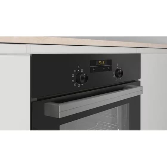 PITSOS CRE611S06 & PH12M41B0 66 Lt Μαύρο Εντοιχιζόμενος Σετ Φούρνος και Εστία image 3