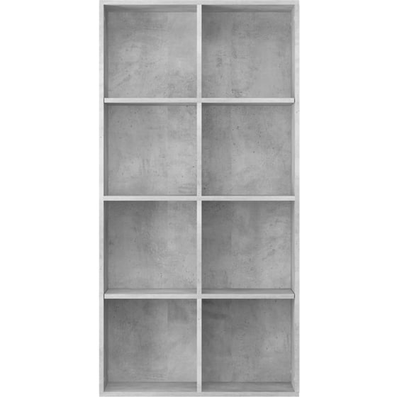 Βιβλιοθήκη VidaXL από  Μοριοσανίδα 66x30x130 cm - Γκρι image 4