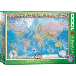Παζλ Eurographics Παγκόσμιος Χάρτης (1000 Κομμάτια)