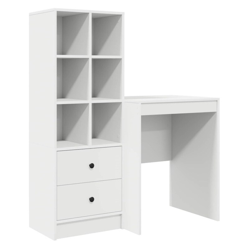 Γραφείο VidaXL 145,5x40x127 cm - Λευκό (2 τεμ.)