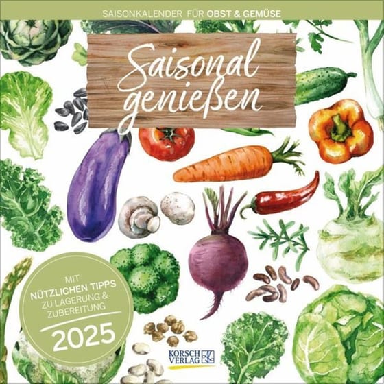 Ημερολόγιο Τοίχου 2025 Saisonal Genießen image 0