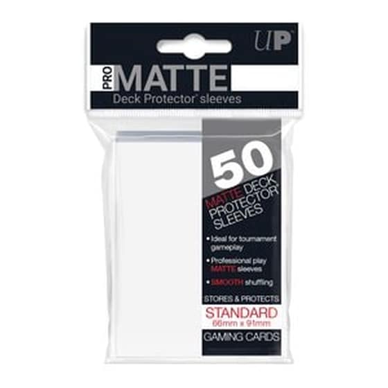 Ultra Pro - Pro Matte White Sleeves 50 Pack image 0