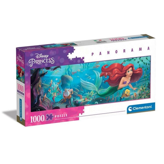 Παζλ Clementoni Panorama Disney The Little Mermaid (1000 Κομμάτια) image 0