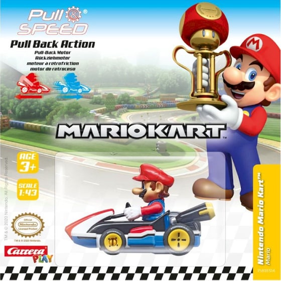 Carrera Pull & Speed: Nintendo Mario Kart™ - Mario Αυτοκινητάκι 1:43 (15818314) image 1