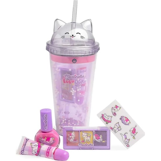 Martinelia Lulu & Duki Beauty Bottle Set Παγουρίνο με Καλαμάκι & Καλλυντικά image 0