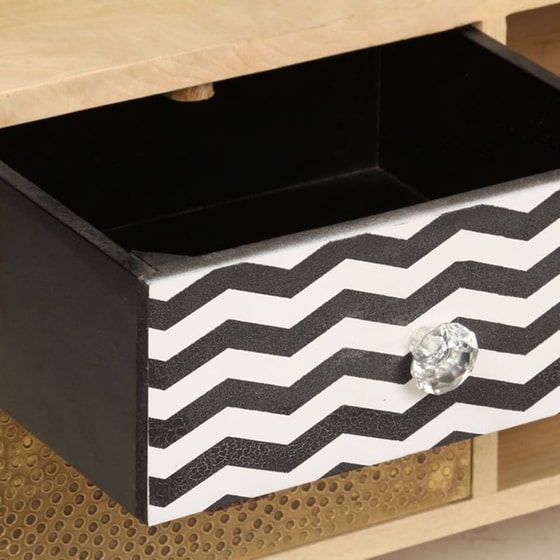 Έπιπλο Τηλεόρασης VidaXL από Ξύλο 120x30x40cm - Πολύχρωμο image 9