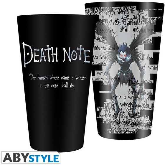 Ποτήρι Γυάλινο ABYSSE CORP Death Note Ryuk 400 ml Μαύρο image 2