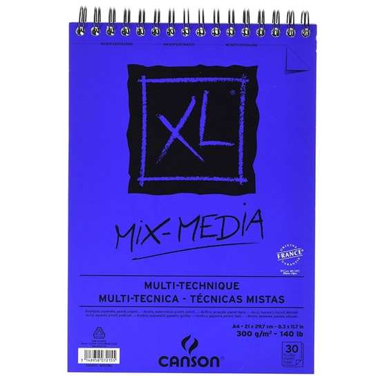 Μπλοκ Σχεδίου Canson Xl Mixmedia Sp Α4 30 Φύλλων image 0