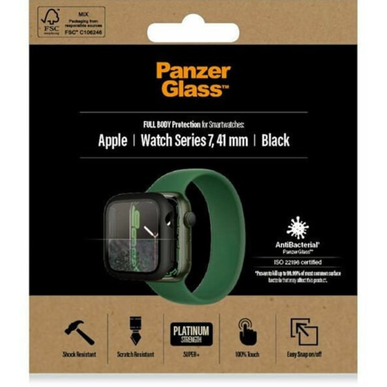 Προστασία Οθόνης PanzerGlass Full Face Tempered Glass για Apple Watch 41mm Black image 3