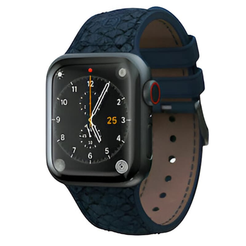NJORD Λουράκι Njord Vatn Δερμάτινο για Apple Watch 38/40/41mm - Blue